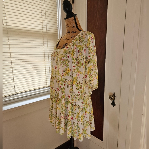 Cactus and Pearl Mini Floral Dress - Picture 4 of 16